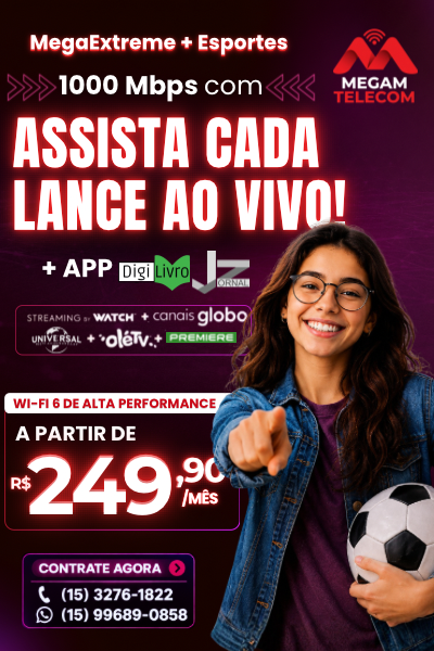 Plano Mega + Esportes 1000