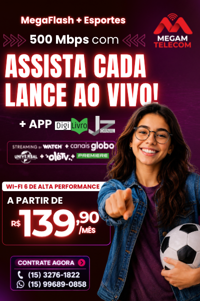 Plano Mega + Esportes 500