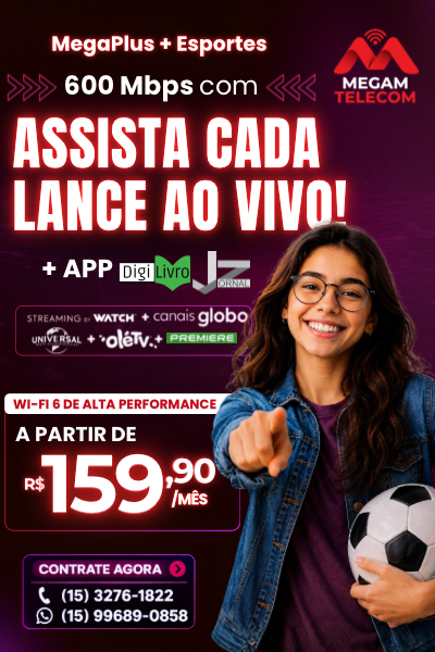 Plano Mega + Esportes 600